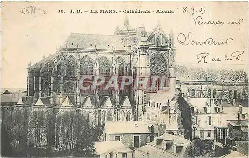 Cartes postales LE MANS-Cathedrale