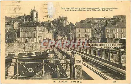 Cartes postales LE MANS-Pont en X