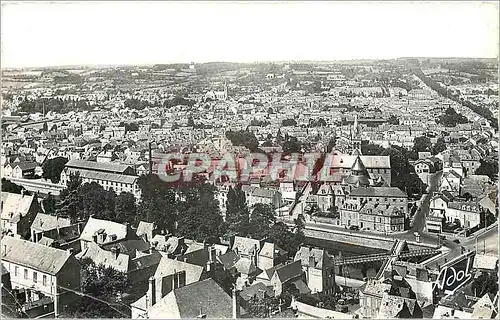 Moderne Karte LE MANS-Vue panoramique (Rive droite)