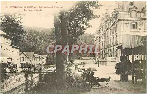 Cartes postales BAGNOLES DE L'ORNE-Etablissement Thermal-La Cour Victoria