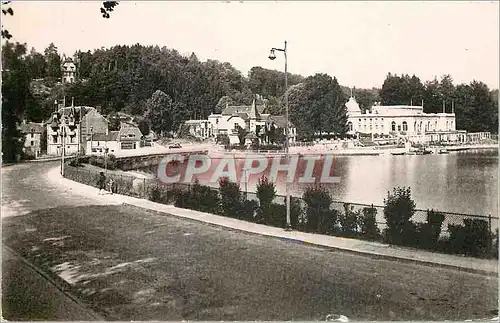 Moderne Karte bagnoles de l'orne-Un coin du Lac et le Casino