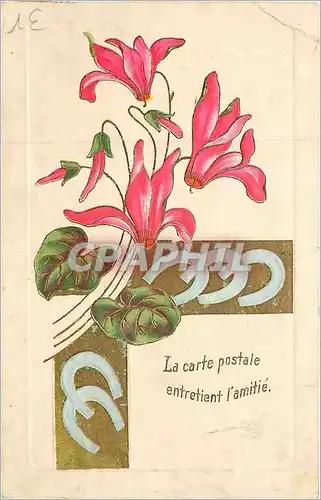 Cartes postales La Carte postale entretient l'amitie Fleurs