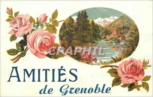 Cartes postales Amities de Grenoble