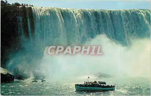 Cartes postales Maid of the Mist An Excursion Steamer below the Canadian Horseshoe Falls Niagara Falls Canada Ba