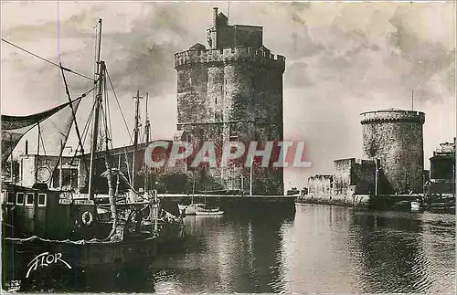 Moderne Karte La Rochelle L'Entree du Port Bateaux