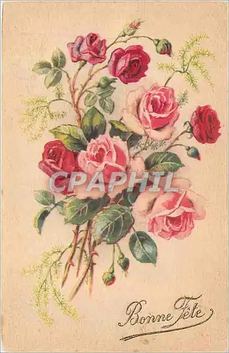 Cartes postales Bonne Fete Fleurs