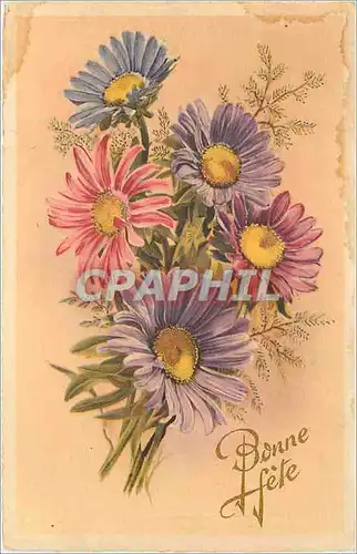 Cartes postales Bonne Fete Fleurs