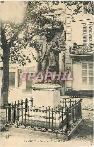 Cartes postales Arles Statue de F Mistral