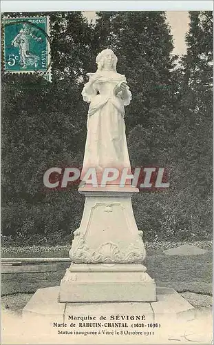 Cartes postales Marquise de Sevigne Marie de Rabutin Chantal