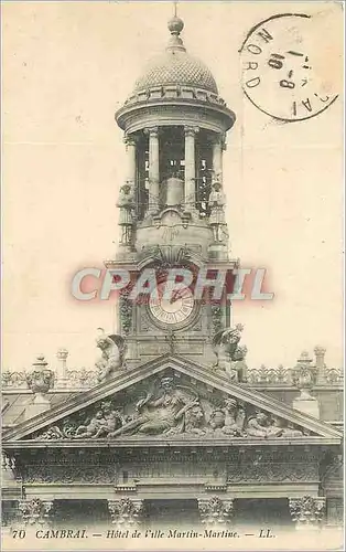 Cartes postales Cambrai Hotel de Ville Martin Maritime