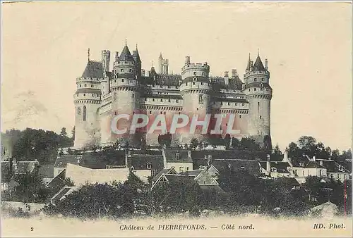 Ansichtskarte AK Chateau de Pierrefonds Cote Nord