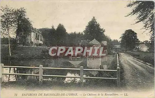 Cartes postales Environs de Bagnoles de l'Orne Le Chateau de la Rousselliere