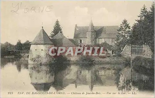 Ansichtskarte AK Env de Bagnoles de l'Orne Chateau de Joue du Bois Vue sur le Lac