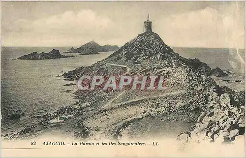 Cartes postales Ajaccio La Parata et les Iles Sanguinaires