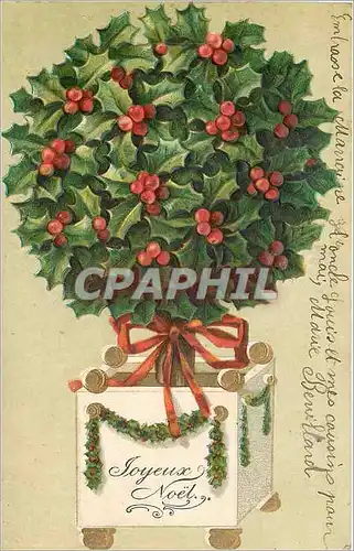 Cartes postales Joyeux Noel Fleurs