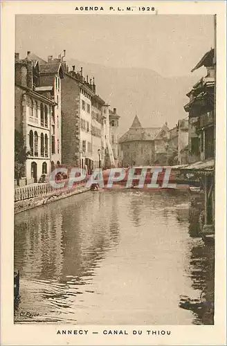 Cartes postales Annecy Canal du Thiou