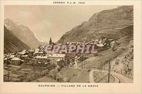 Cartes postales Dauphine Village de la Grave