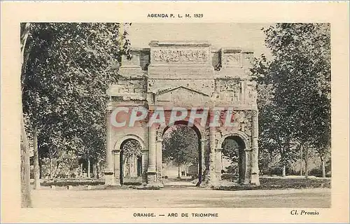 Cartes postales Orange Arc de Triomphe
