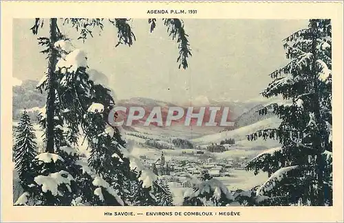 Cartes postales Hte Savoie Environs de Combloux Megeve