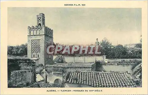 Cartes postales Algerie Tlemcen Mosquee du XIV