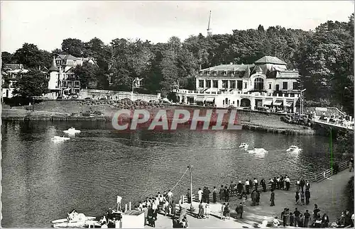 Moderne Karte Bagnoles de l'Orne Un Coin du Lac et le Casino des Thermes