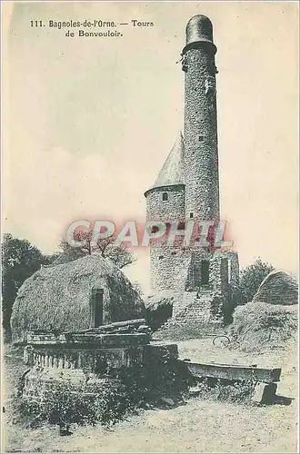 Cartes postales Bagnoles de l'Orne Tours de Bonvouloir