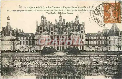 Ansichtskarte AK Chambord Le Chateau Facade Septentrionale