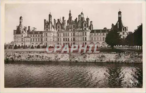 Cartes postales Chateaux de La Loire Chateau de Chambord Facade Nord