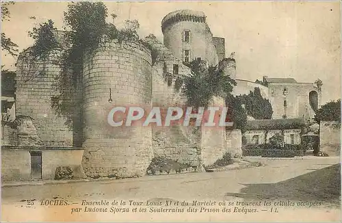 Cartes postales Loches Ensemble de la Tour Louis XI