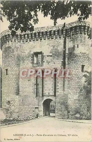 Ansichtskarte AK Loches L et L Porte d'Enceinte du Chateau