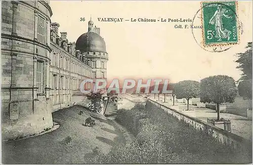 Cartes postales Valencay Le Chateau Le Pont Levis