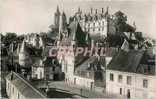 Moderne Karte Loches Le Chateau