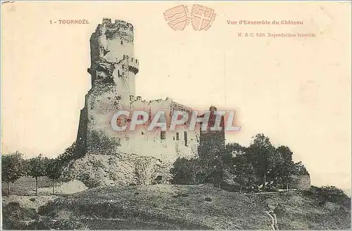 Cartes postales Tournoel Vue d'Ensemble du Chateau