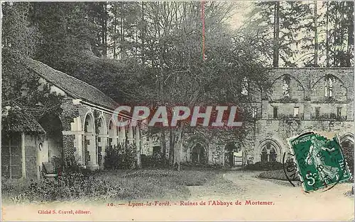 Ansichtskarte AK Lyon la Foret Ruines de l'Abbaye de Mortemer