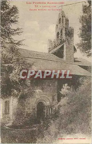 Cartes postales Castillon Eglise Romane du Calvaire