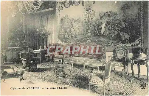 Ansichtskarte AK Chateau de Verteuil Le Grand Salon