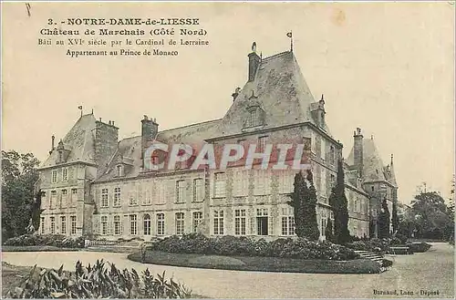Ansichtskarte AK Notre Dame de Liesse Chateau de Marchais Cote Nord