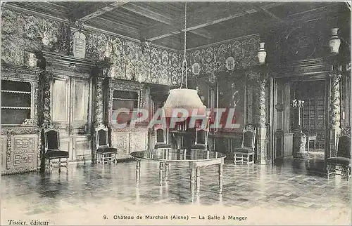 Cartes postales Chateau de Marchais Aisne La Salle a Manger