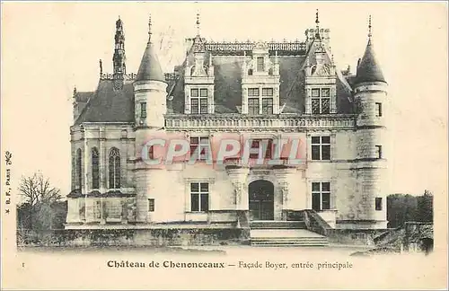 Ansichtskarte AK Chateau de Chenonceaux Facade Boyer entree principale