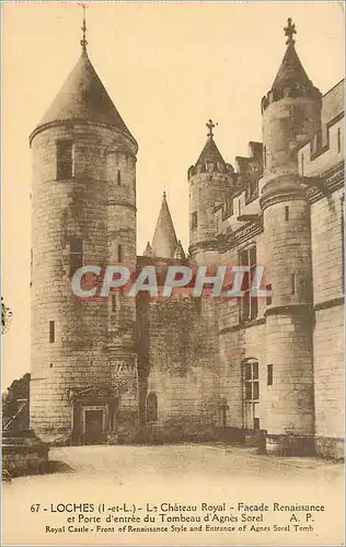 Cartes postales Loches L et L Le Chateau Royal