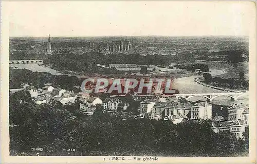 Cartes postales Metz Vue generale
