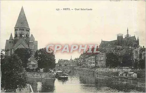 Cartes postales Metz Quai Saint Louis