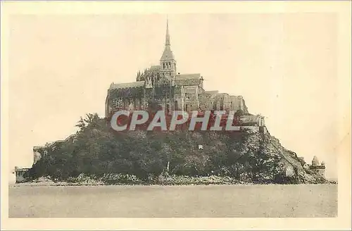 Ansichtskarte AK Abbaye du Mont Saint Michel Vue Generale Face Nord