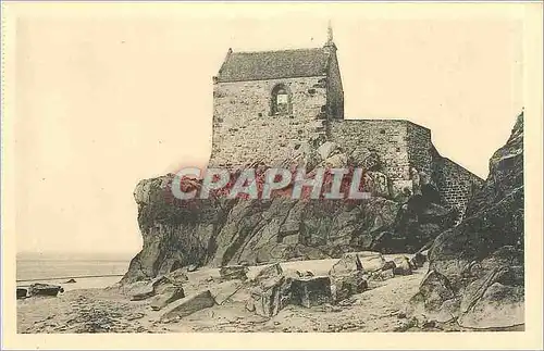 Ansichtskarte AK Abbaye du Mont Saint Michel Chapelle Saint Aubert