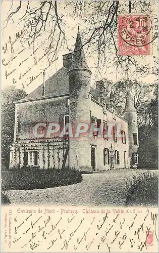 Ansichtskarte AK Environs de Niort Prahecq Chateau de la Voute