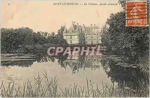 Cartes postales Azay le Rideau Le Chateau facade orientale