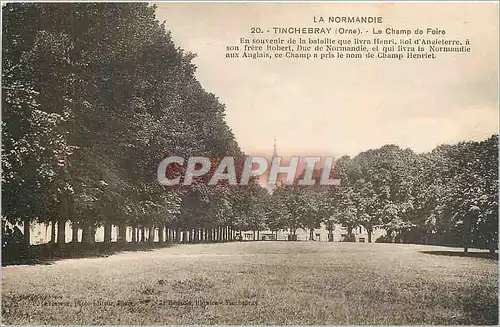 Cartes postales Tinchebray Orne Le Champ de Foire