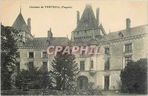 Cartes postales Chateau de Verteuil Facade
