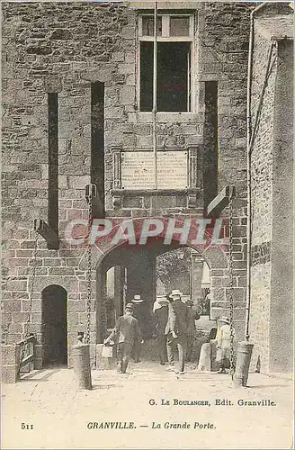 Cartes postales Granville La Grande Porte