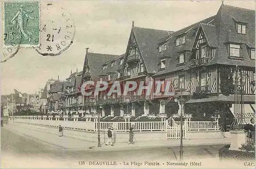 Cartes postales Deauville La Plage Fleurie Normandy Hotel